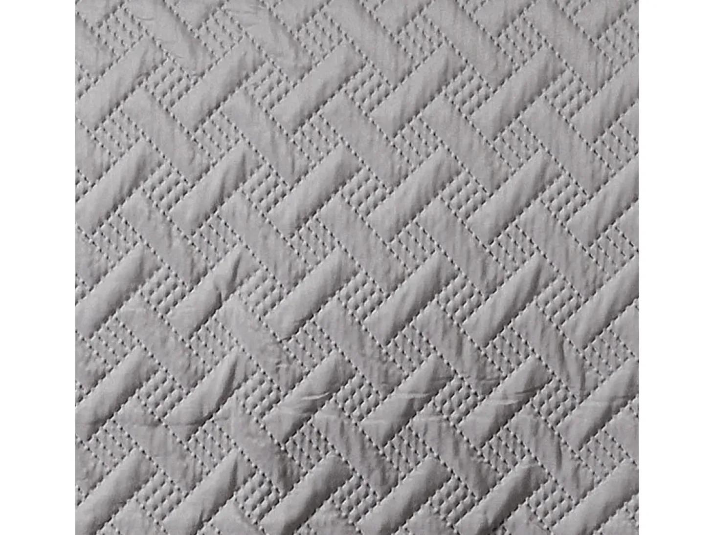 Colcha con formas geométricas cosidas 250 x 260 cm