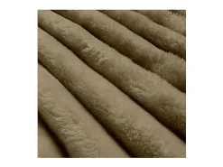 Colcha de franela y terciopelo 220x240 cm HIMALAYA camel, por Soleil d'ocre