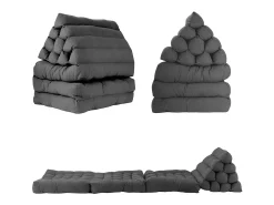 Colchón de suelo modular individual de poliuretano gris oscuro - SACASA