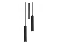 Colgante 3 luces modelo Antia acabado negro, 36cm(alto) 35cm(ancho) 35cm(fondo)