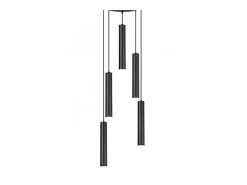 Colgante 8 luces modelo Antia acabado negro, 36cm(alto) 55cm(ancho) 55cm(fondo)