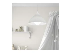 Colgante acabado blanco modelo Milo 33/100 cm(alto) 25 cm(ancho)25 cm(fondo