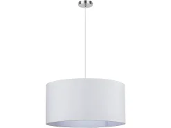 Colgante Chanza En Cromo Con Pantalla Blanca