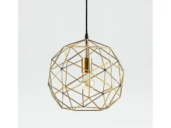 Colgante Charme de metal dorado D 32 x A 30 cm