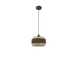 Colgante Color Marron/natural Modelo Kandy