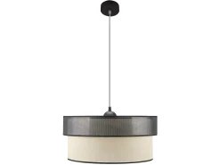 Colgante Con Pantalla Modelo Felix Dorado-negro