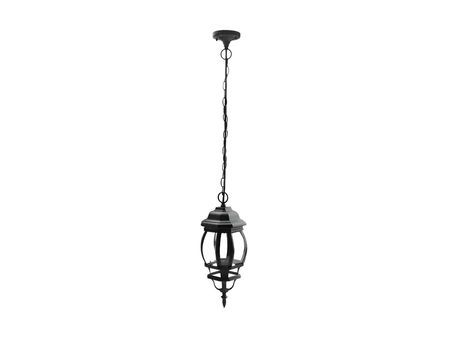 Colgante De Aluminio Para Exterior De La Serie Caelum Negro Ip 44
