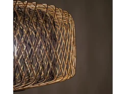 Colgante De Formato Redondo Modelo Bamboo De Bambú
