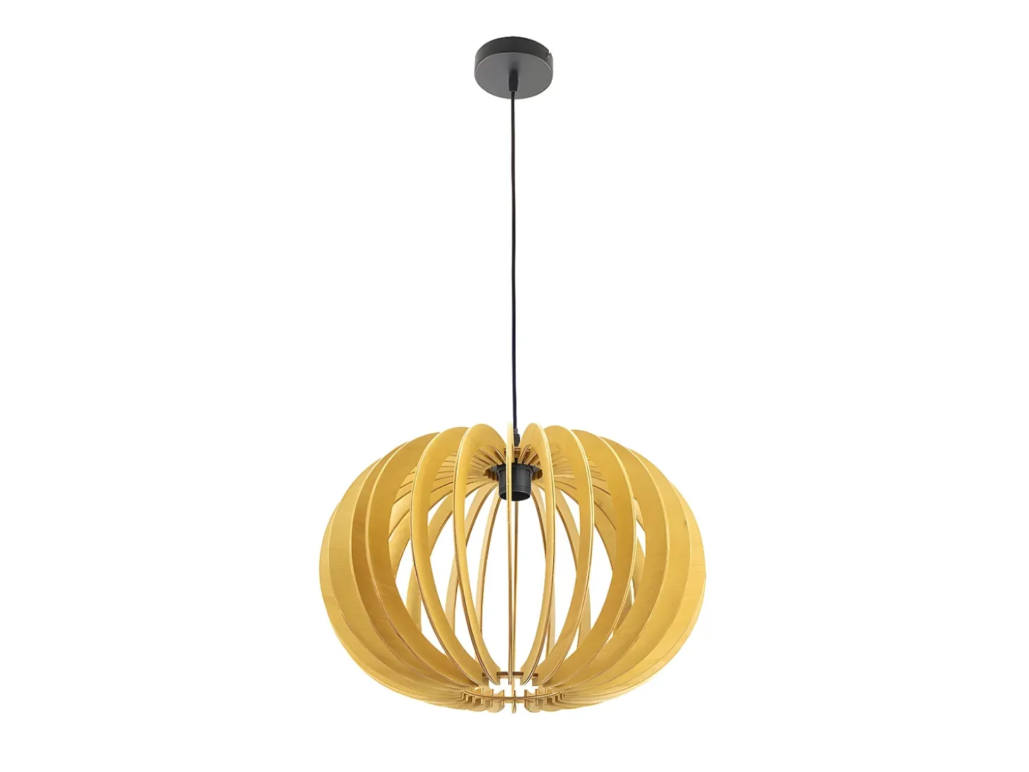 Colgante En Madera Natural Modelo Olmo 1 Luz