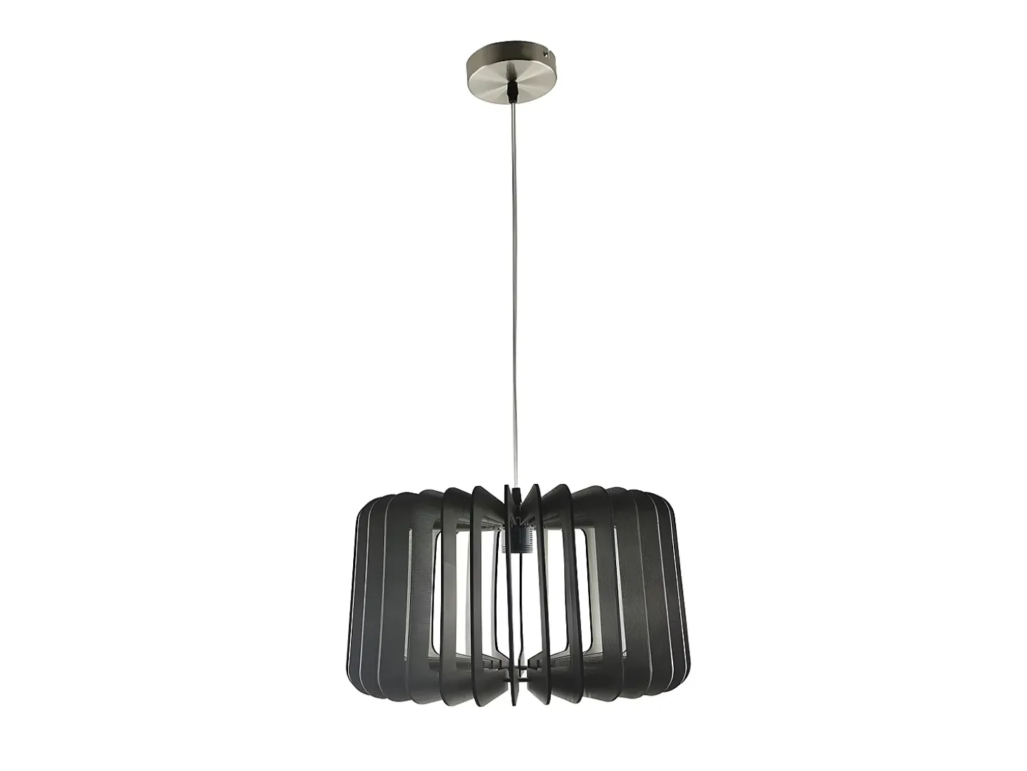 Colgante Madera Marron Modelo Ebano 1 Luz