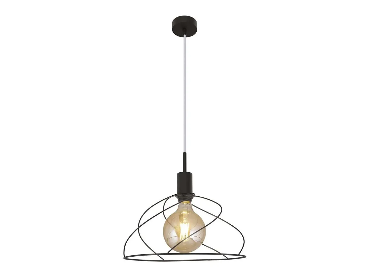 Colgante modelo Farrel acabado negro 25 cm(alto) 35 cm(ancho) 35 cm (fondo)