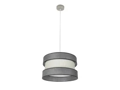 Colgante Modelo Home Niquel Conpantalla Gris-beis
