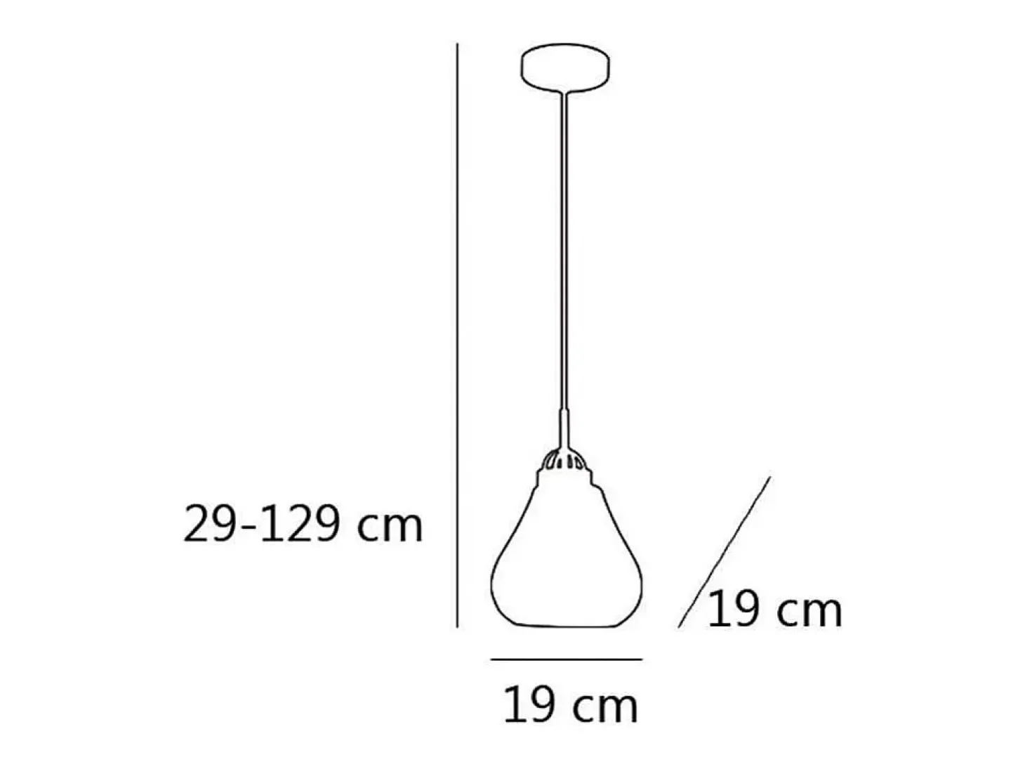 Colgante modelo Jairo acabado niquel satinado 29 cm(alto) 19 cm(ancho) 19 cm(fondo