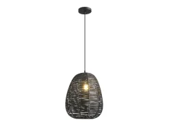 Colgante modelo Opra acabado rattan marrón 50 cm(alto)31 cm(ancho)31 cm(largo)