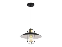 Colgante modelo Telmo acabado negro-oro 20 cm(alto)29 cm(ancho)29 cm(largo)