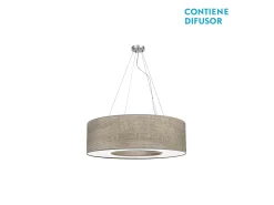 Colgante Realizado En Cromo Pequeño Modelo Haiti 4luces