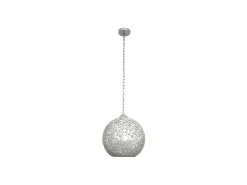 Colgante Regulable De 1 Luz Modelo Tenor Cromo Mosaico