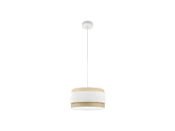 Colgante Regulable Modelo Kandy 1luz Natural/blanco