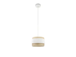 Colgante Regulable Modelo Kandy 1luz Natural/blanco