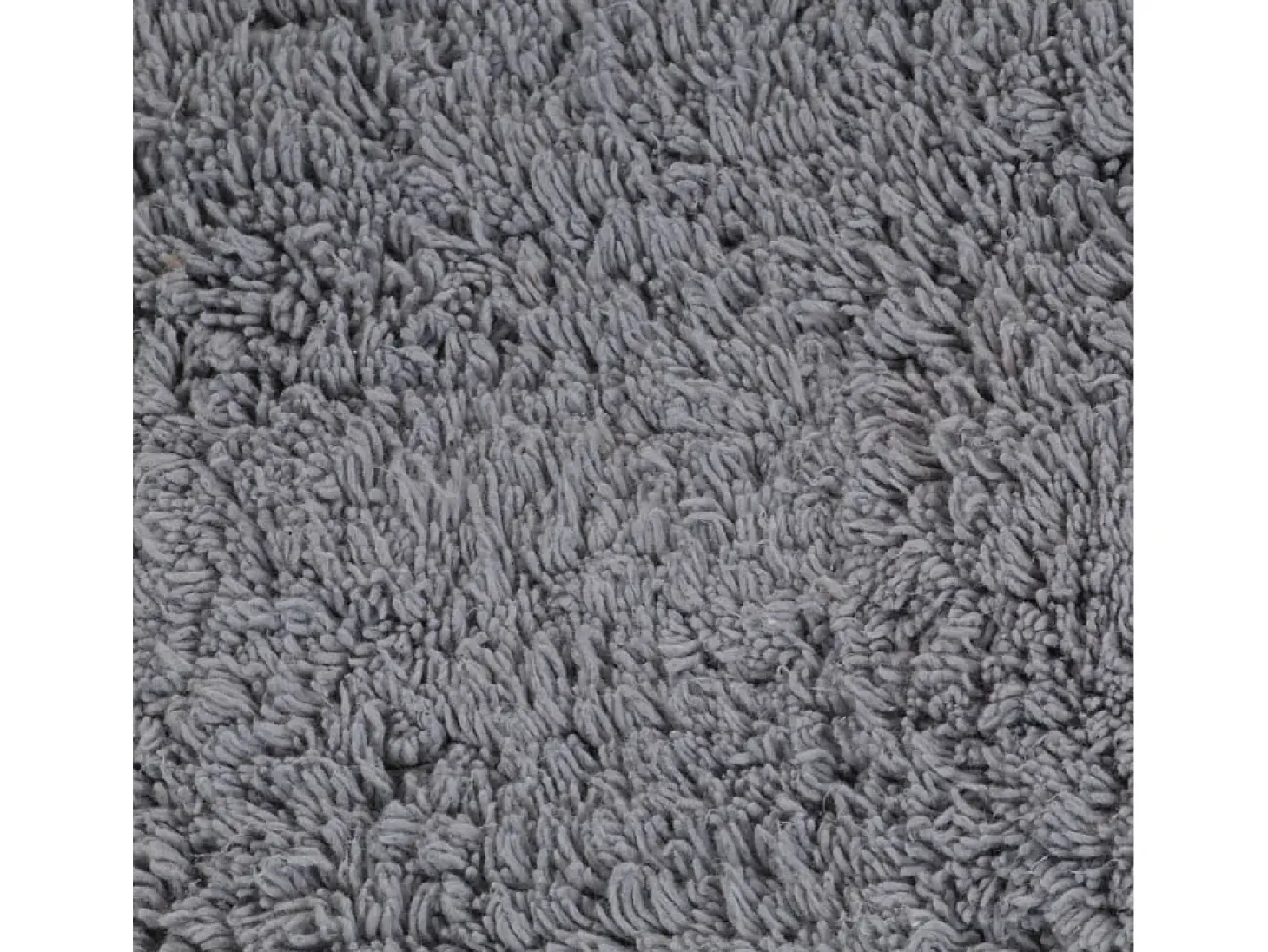 Conjunto de alfombras de baño de tela 2 piezas gris ES646692