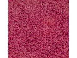 Conjunto de alfombrillas de baño de tela 3 piezas fucsia ES138634