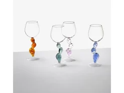 Copa de vidrio borosilicato, Cactus, turquesa 350 ml, Desert Plants