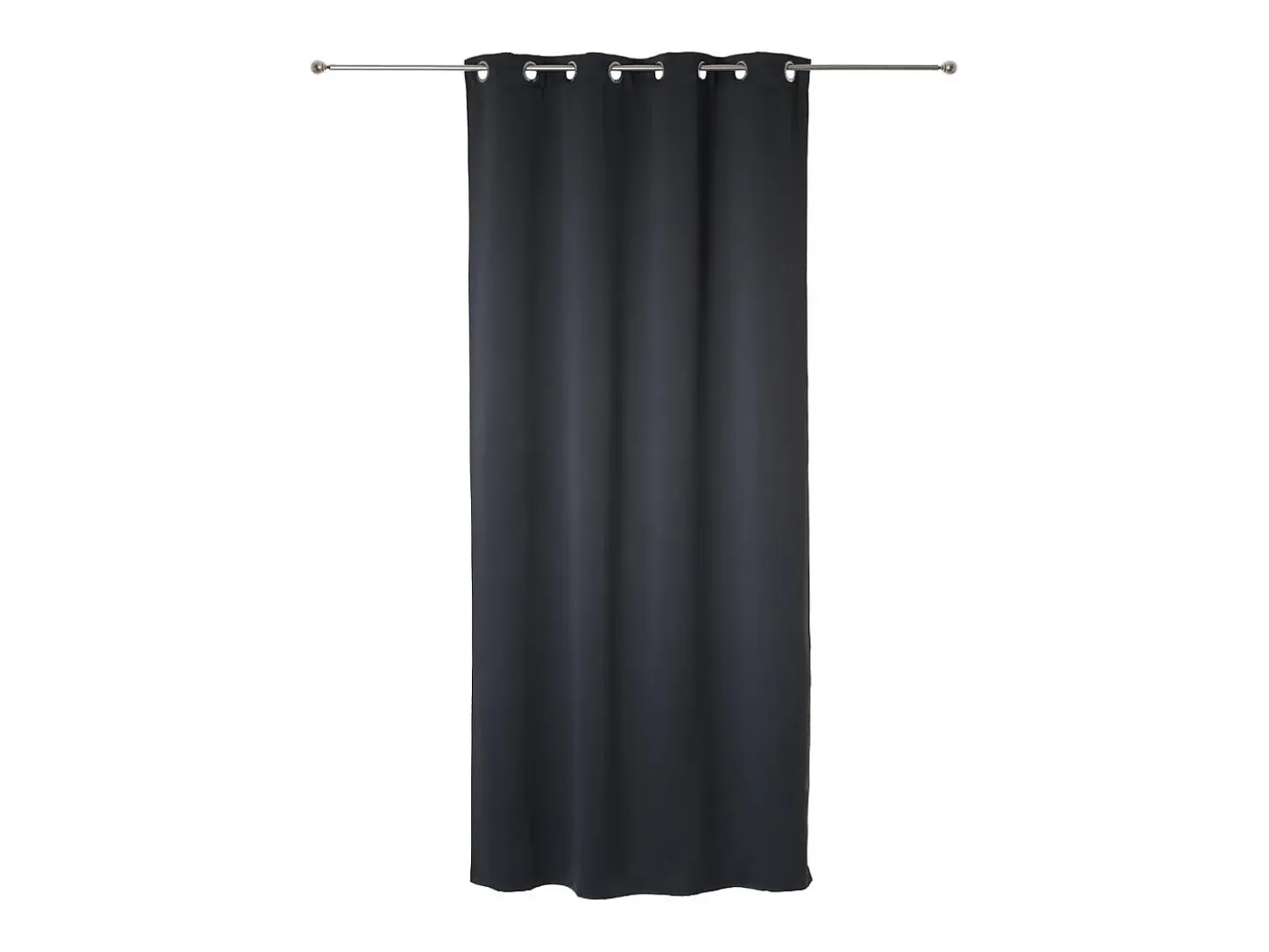 Cortina Atmosphera Gris oscuro Gris 260 x 140 cm
