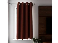 Cortina con ojales 100% blackout 135x180 cm ECLIPSE ladrillo, por Soleil d'Ocre