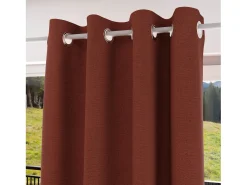Cortina con ojales 100% blackout 135x250 cm ECLIPSE ladrillo, por Soleil d'Ocre