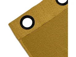 Cortina con ojales aislante y 100% opaca 135x250 cm mostaza ECLIPSE, por Soleil d'ocre