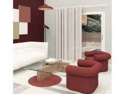 Cortina con ojales especial para ventanal 280x250 cm CHARLIE, por Soleil d'Ocre