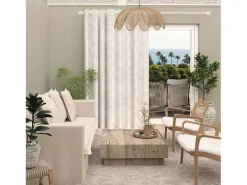 Cortina con ojales especial para ventanal 280x250 cm CELIA taupe, por Soleil d'Ocre