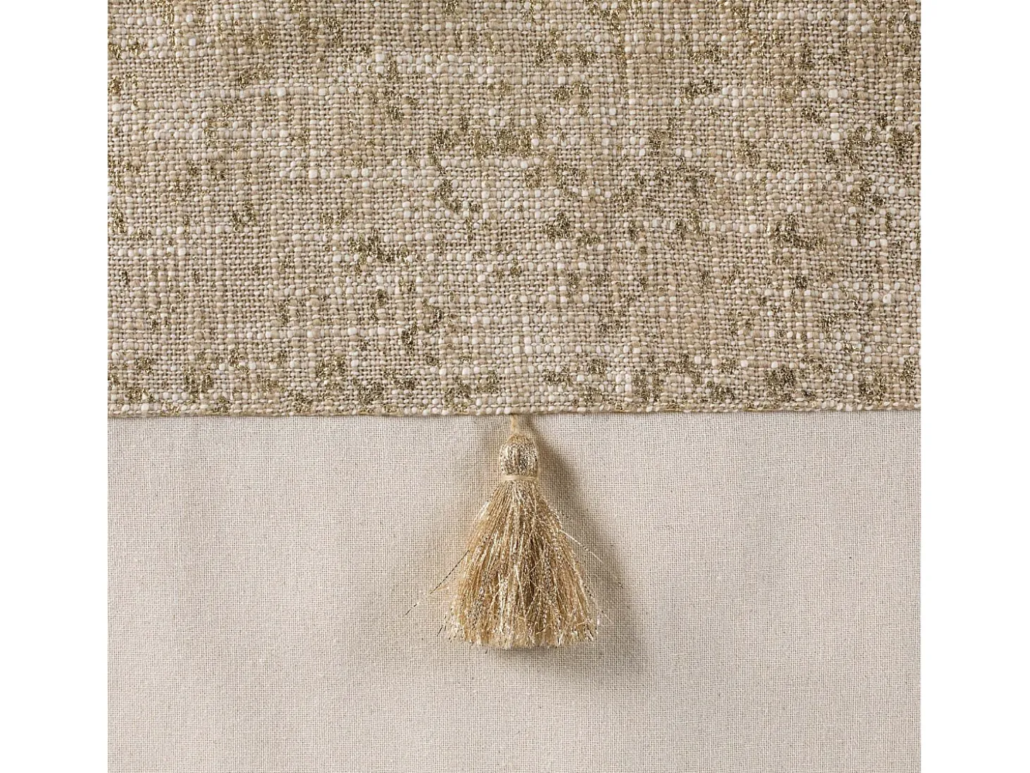Cortina de decoración con estilo dorado 140 x 240 cm