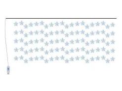 Cortina de luces estrellas 500 LEDs azul 8 funciones