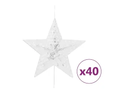 Cortina de luces estrellas 200 LEDs de colores 8 funciones