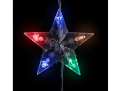 Cortina de luces estrellas 200 LEDs de colores 8 funciones