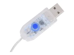 Cortina de luces estrellas 500 LEDs de colores 8 funciones