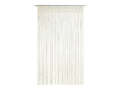 Cortina de macramé algodón 140x240 cm ES275096