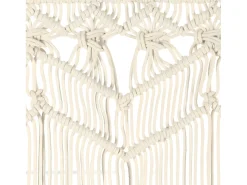 Cortina de macramé algodón 140x240 cm ES478661
