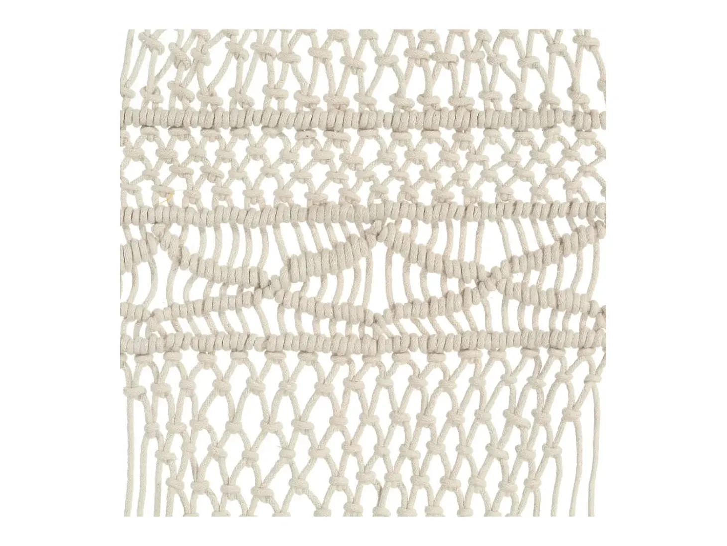 Cortina de macramé algodón 140x240 cm ES614485