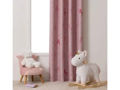 Cortina de unicornio fosforescente 140 x 250 cm