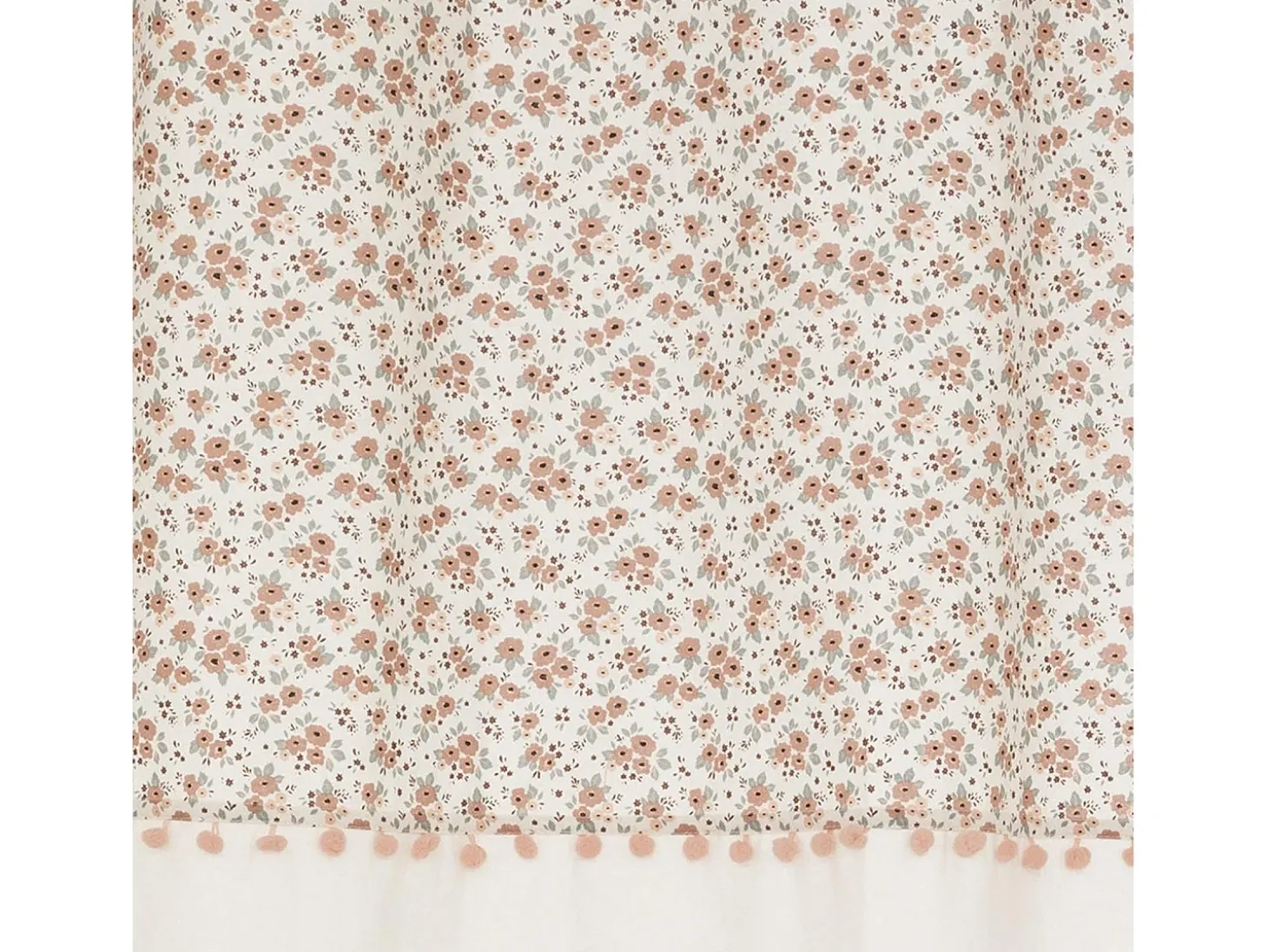 Cortina infantil con diseño floral 140 x 260 cm