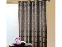 Cortina jacquard lunares 140 x 260 cm