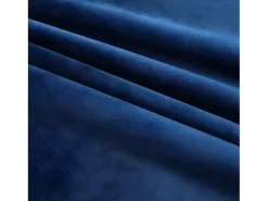 Cortina opaca con ganchos terciopelo azul oscuro 290x245 cm ES489001
