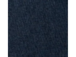 Cortina opaca con ganchos look de lino azul 290x245 cm ES482509