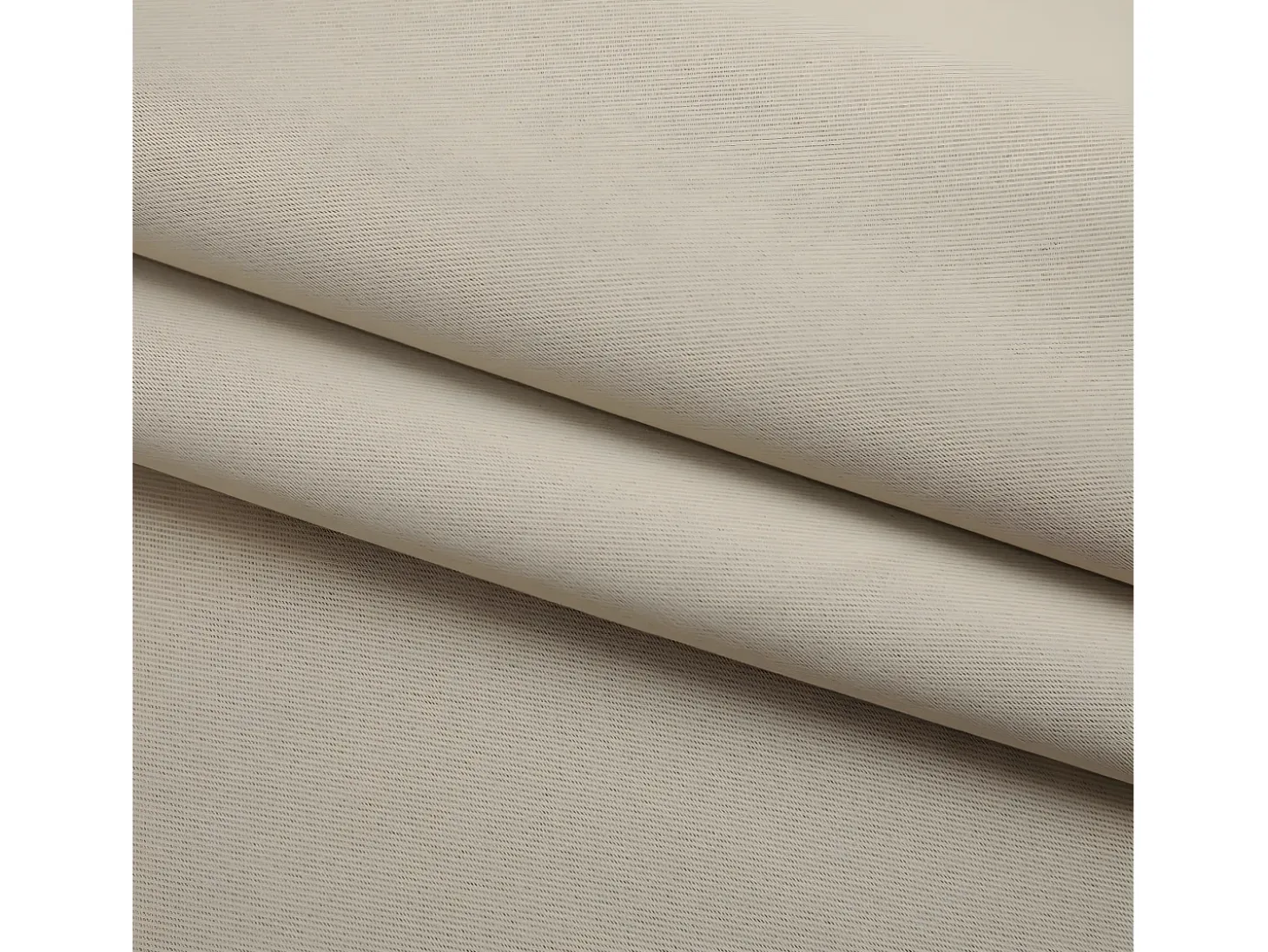 Cortina opaca con ganchos beige 290x245 cm ES695264