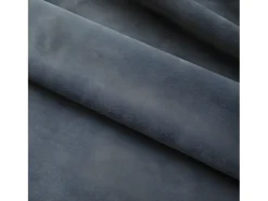 Cortina opaca con ganchos terciopelo gris antracita 290x245 cm ES717673