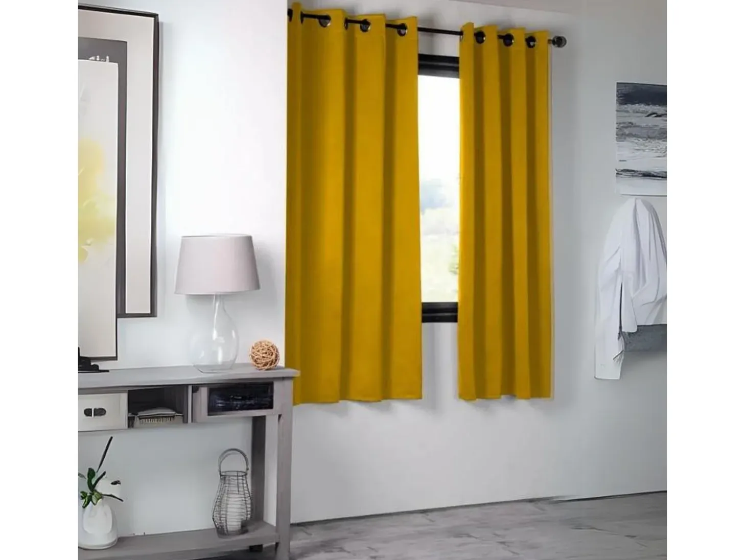 Cortina opaca unida 210gr/m² 135 x 250 cm