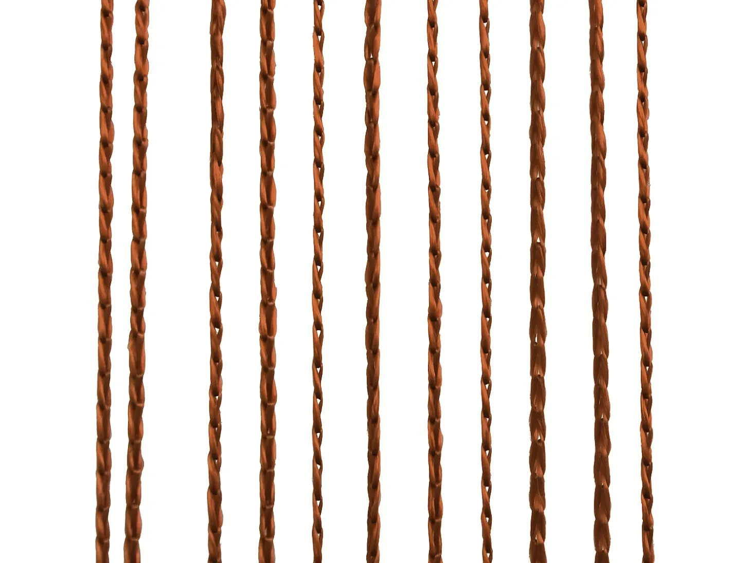Cortinas de flecos 2 piezas 100x250 cm marrón ES865698