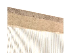 Cortinas de flecos 2 piezas 100x250 cm beige ES606196